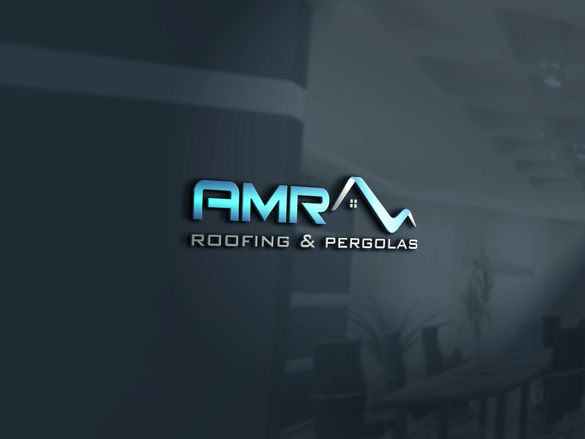 Logo Design by Dediu Andrei for AMR roofing & pergolas | Design: #10191854