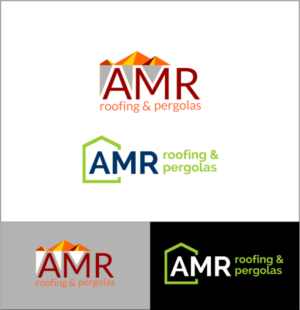 Logo Design by *mary for AMR roofing & pergolas | Design: #10201071