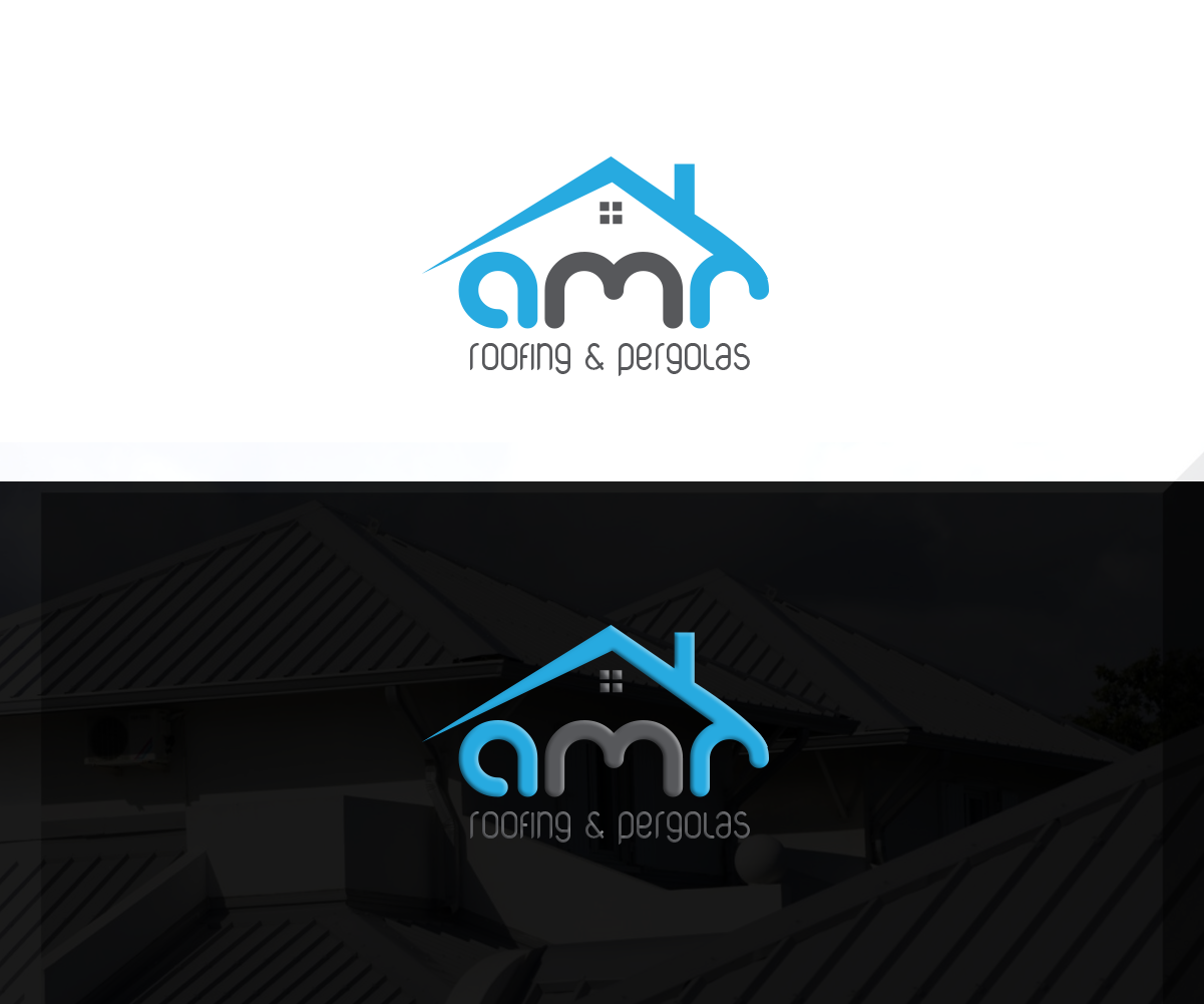 Diseño de Logo por jemstech para AMR roofing & pergolas | Diseño #10201719
