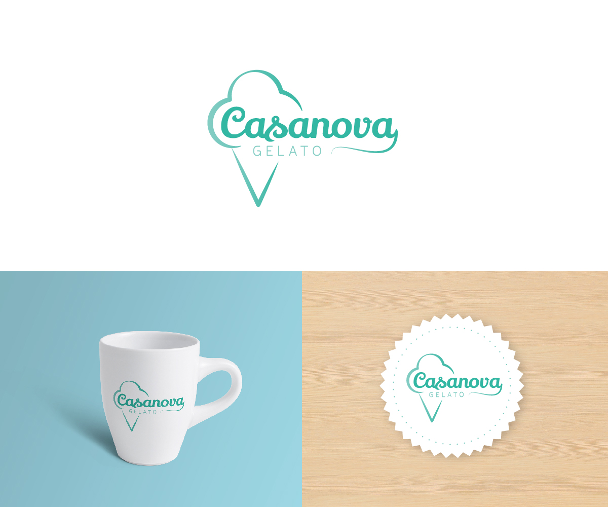 Logo Design by Martian for Casanova Gelato ltd | Design #10236567