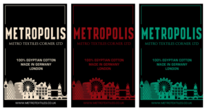 Etikett-Design von ordelya.nicole für Metro Textiles Corner Ltd | Design: #10291720
