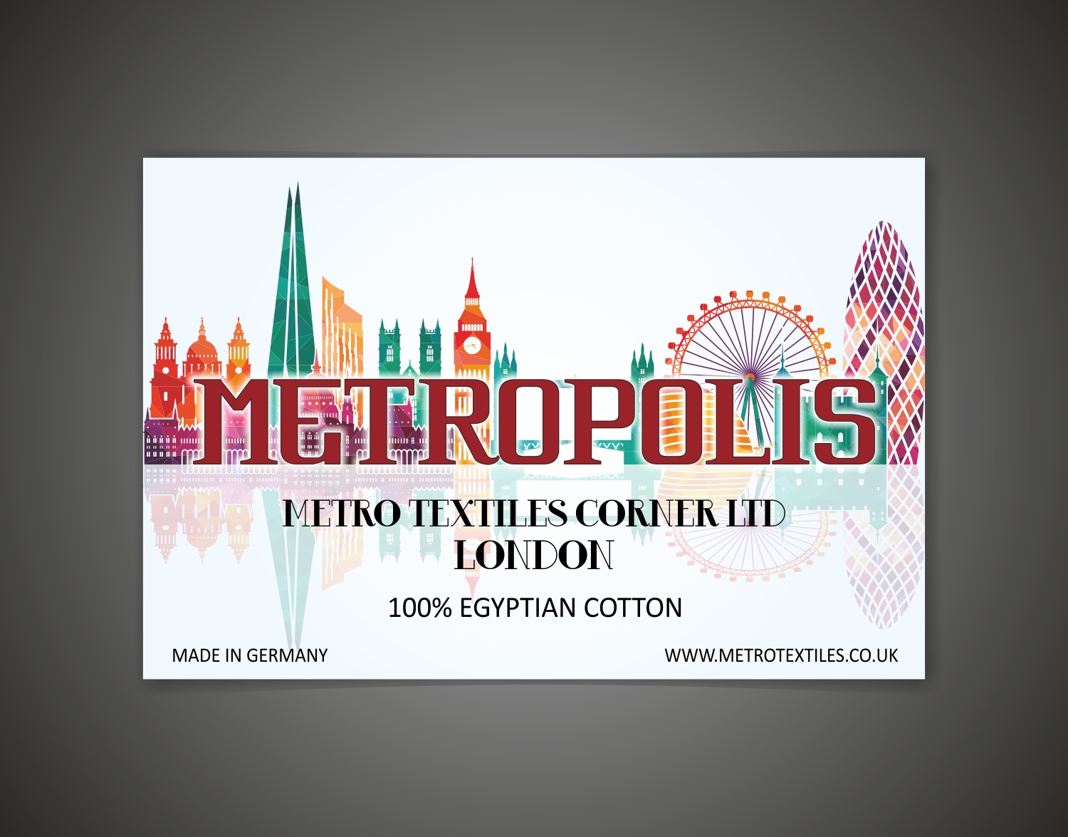 Diseño de Etiqueta por Maestroto para Metro Textiles Corner Ltd | Diseño #10279837
