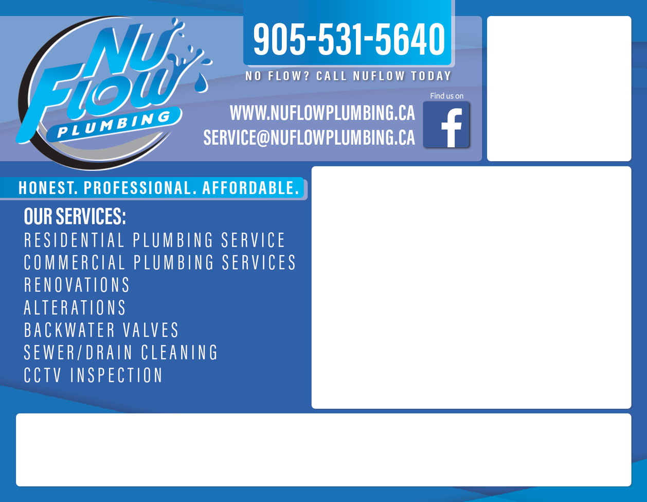 Diseño de Postal por abrethau9 para Nuflow Plumbing | Diseño #10216615