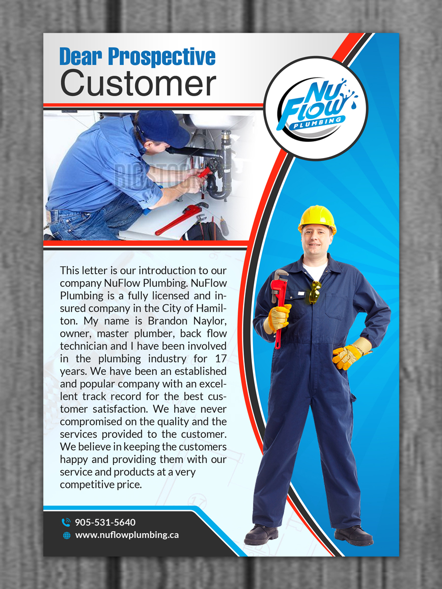 Postcard Design by creative.bugs for Nuflow Plumbing | Design #10213464