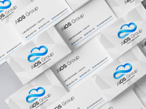 AiOS Group: Business Card for a high end technology company | Business Card Design by HYPdesign