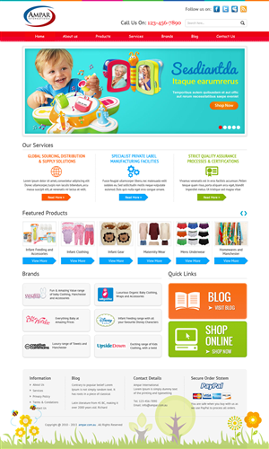 Diseño Web por Sanjib Ghosh para este proyecto | Diseño: #2295950