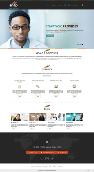 Diseño Wordpress por pb para SnapTask | Diseño: #10191268