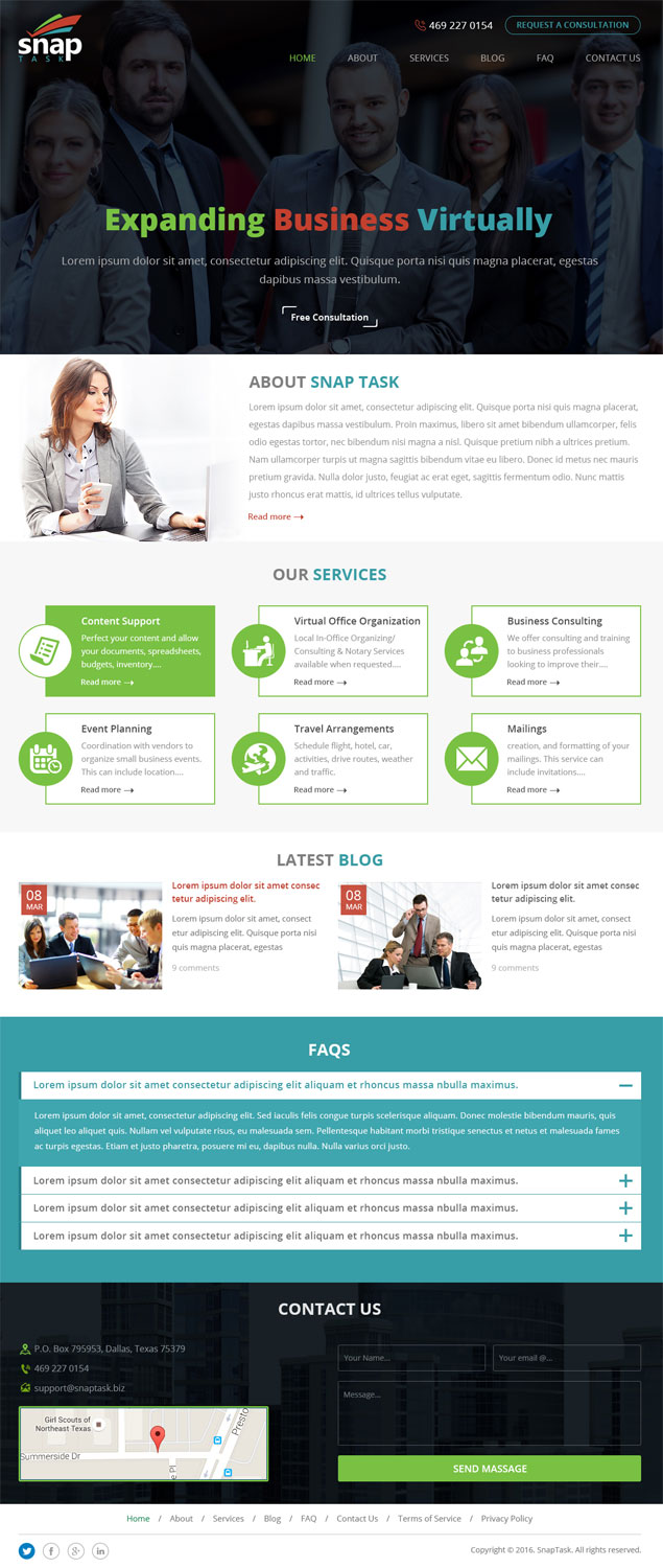 WordPress-Design von Creative Usha für SnapTask | Design #10201951