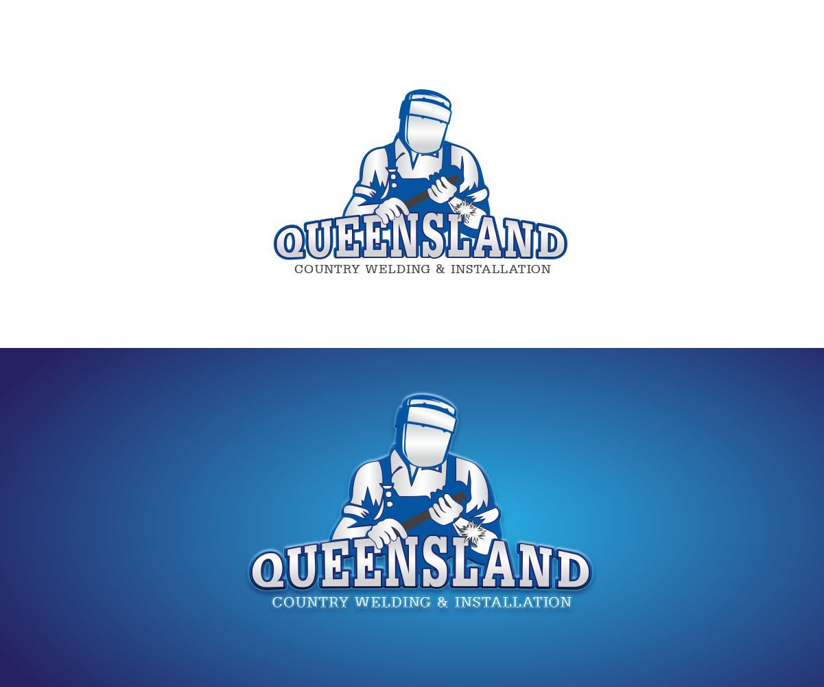Logo Design by jemstech for Queensland Country Welding & Installation | Design #10186192