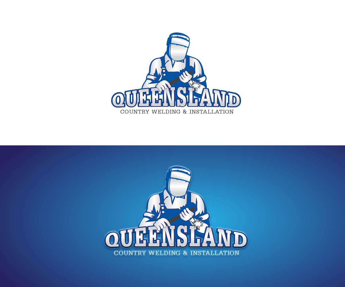Logo Design by jemstech for Queensland Country Welding & Installation | Design #10186341