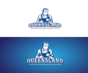 Diseño de Logo por jemstech para Queensland Country Welding & Installation | Diseño #10186341