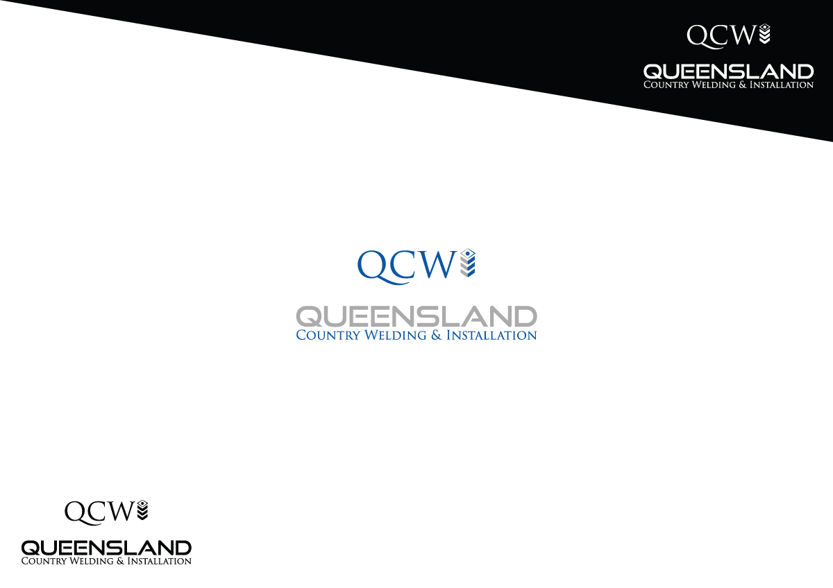 Logo Design by J0k3r for Queensland Country Welding & Installation | Design #10187379