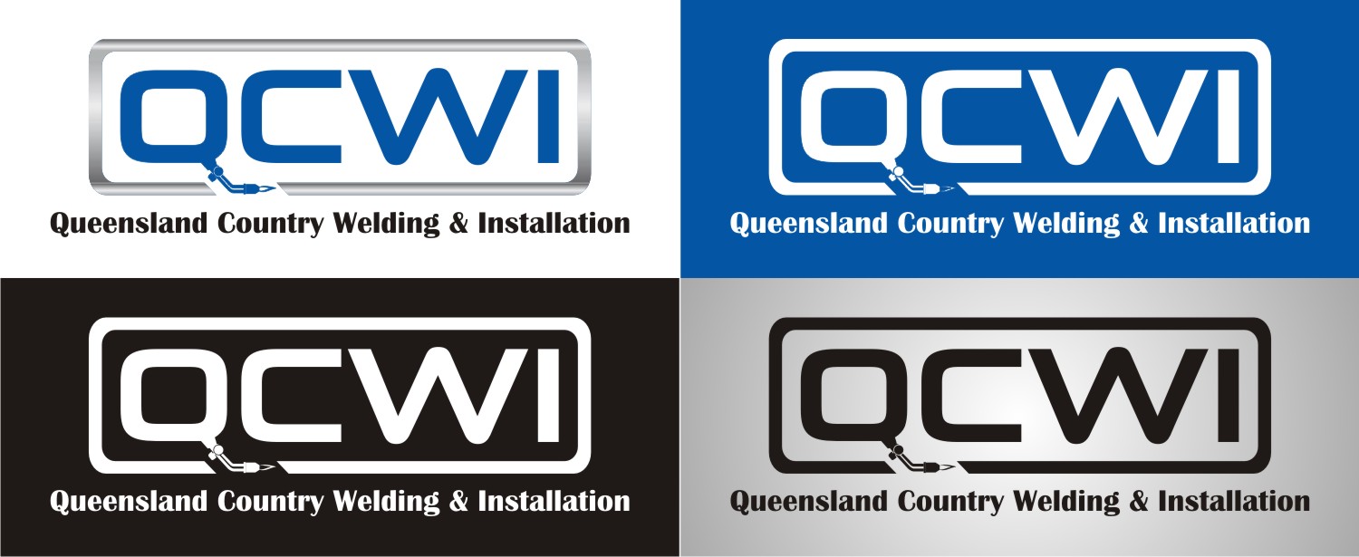 Logo Design by Boys Graphic Sweet for Queensland Country Welding & Installation | Design #10184886