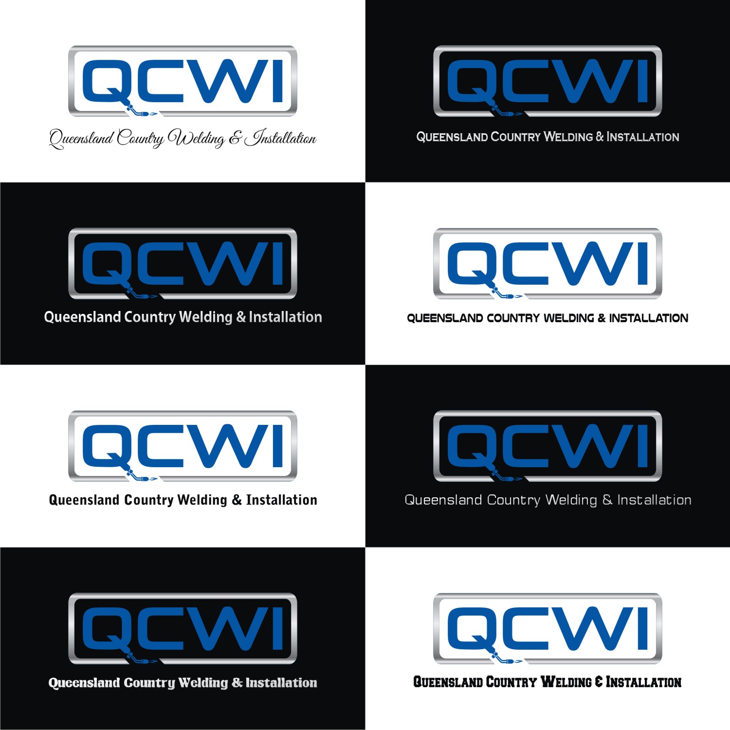 Logo Design by Boys Graphic Sweet for Queensland Country Welding & Installation | Design #10328909