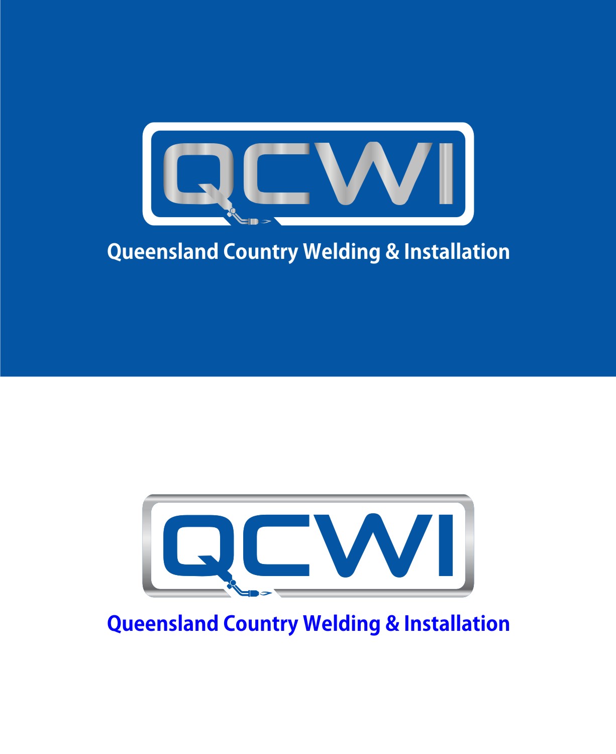 Logo Design by Boys Graphic Sweet for Queensland Country Welding & Installation | Design #10335397