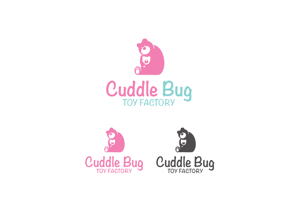 Logo Design by Mandy Illustrator for Cuddle Bug Toy Factory | Design #10223731