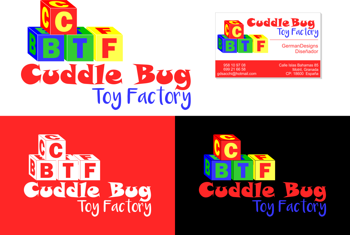 Logo Design by GermanDesigns for Cuddle Bug Toy Factory | Design #10191550