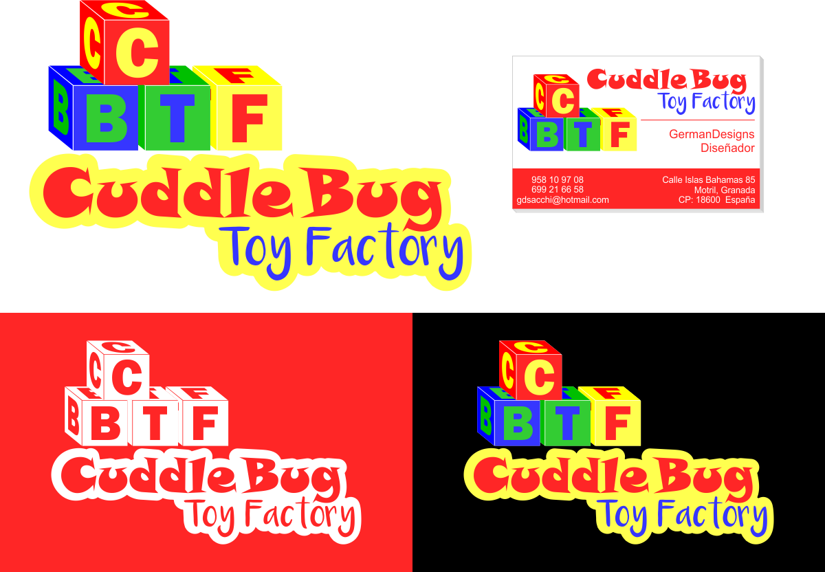 Logo Design by GermanDesigns for Cuddle Bug Toy Factory | Design #10191551