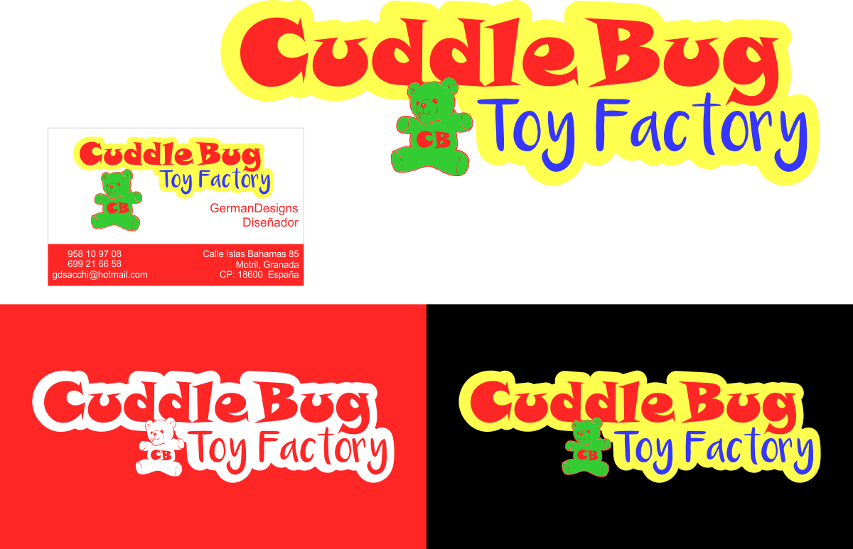 Logo Design by GermanDesigns for Cuddle Bug Toy Factory | Design #10191553