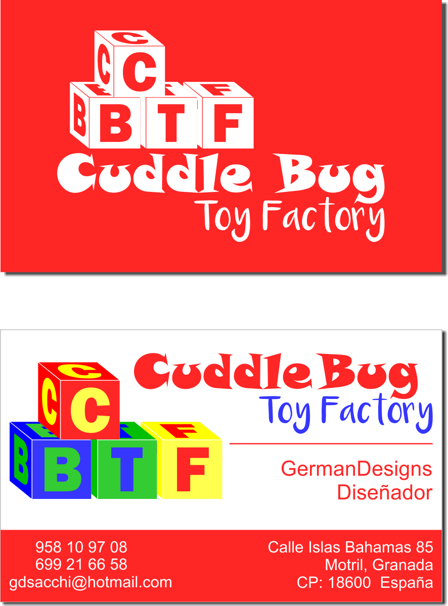 Diseño de Logo por GermanDesigns para Cuddle Bug Toy Factory | Diseño #10191554