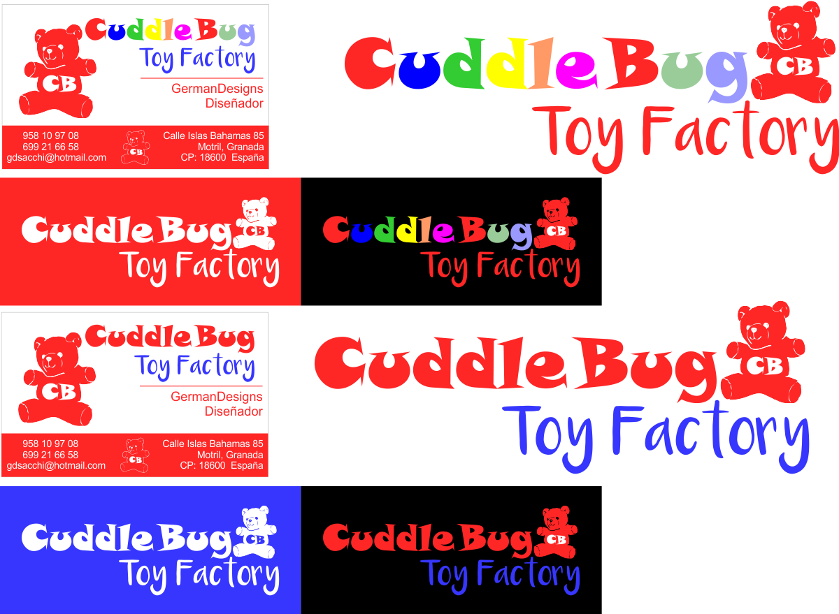 Logo Design by GermanDesigns for Cuddle Bug Toy Factory | Design #10198839