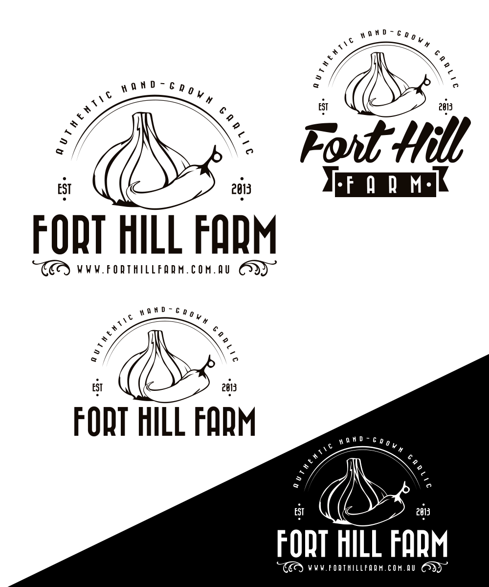 Logo Design by StudioD™ for Fort Hill Farm | Design #2189008