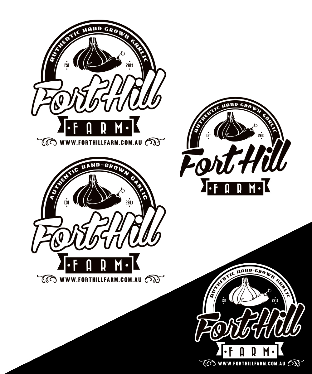 Logo Design by StudioD™ for Fort Hill Farm | Design #2191042