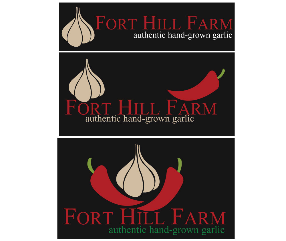 Logo-Design von Sunrise It Care für Fort Hill Farm | Design #2193859