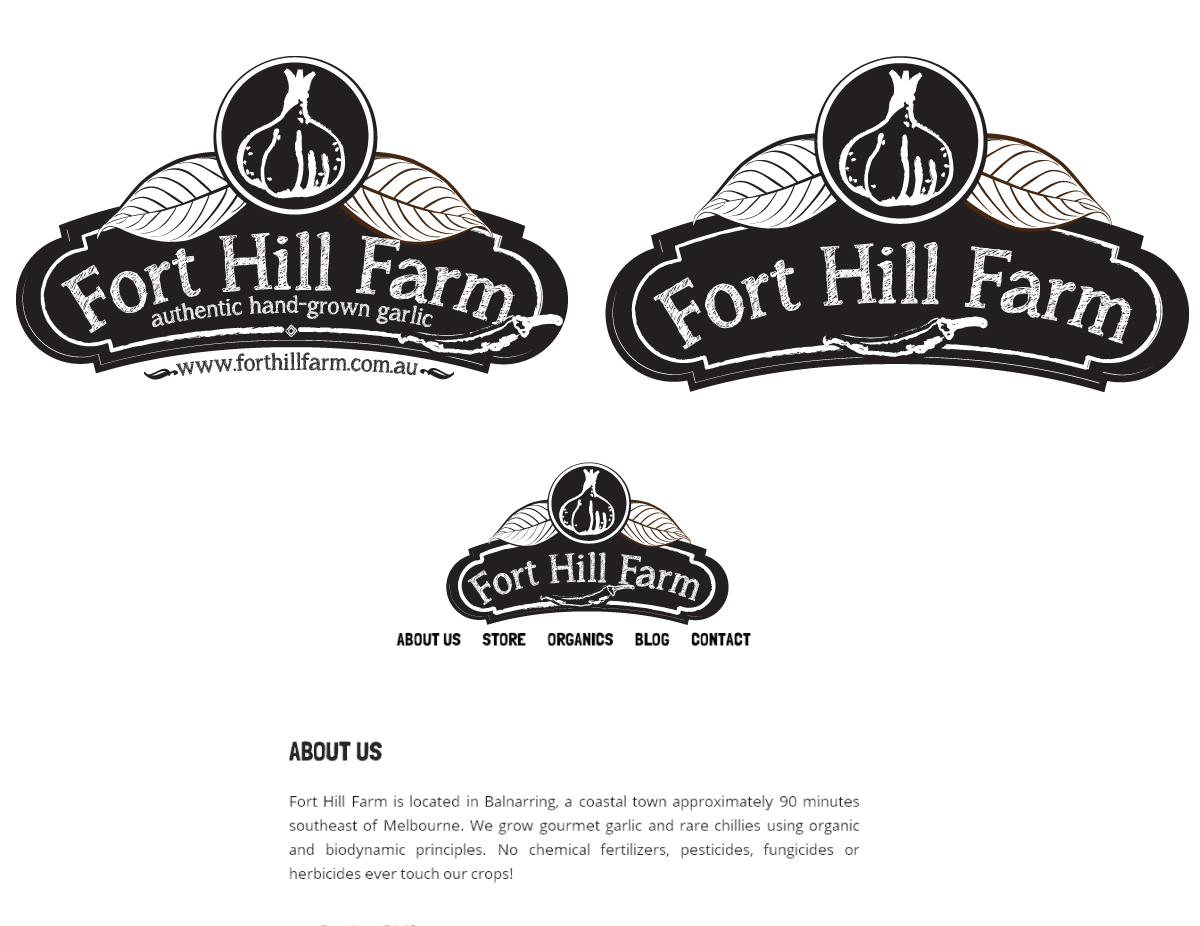 Logo Design by Soula Vetter for Fort Hill Farm | Design #2188311