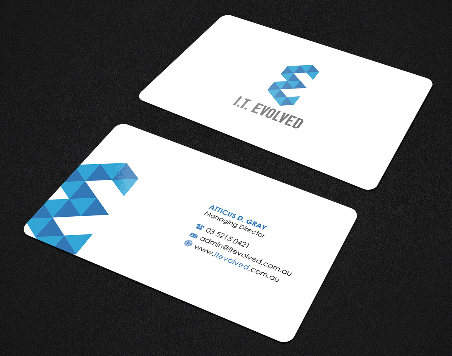 Business Card Design by premnice for I.T. Evolved | Design #10286464