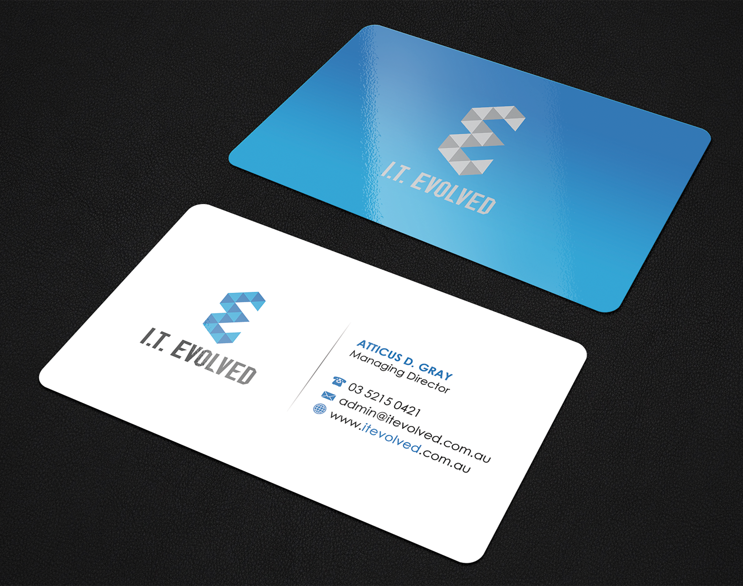 Business Card Design by premnice for I.T. Evolved | Design #10286466