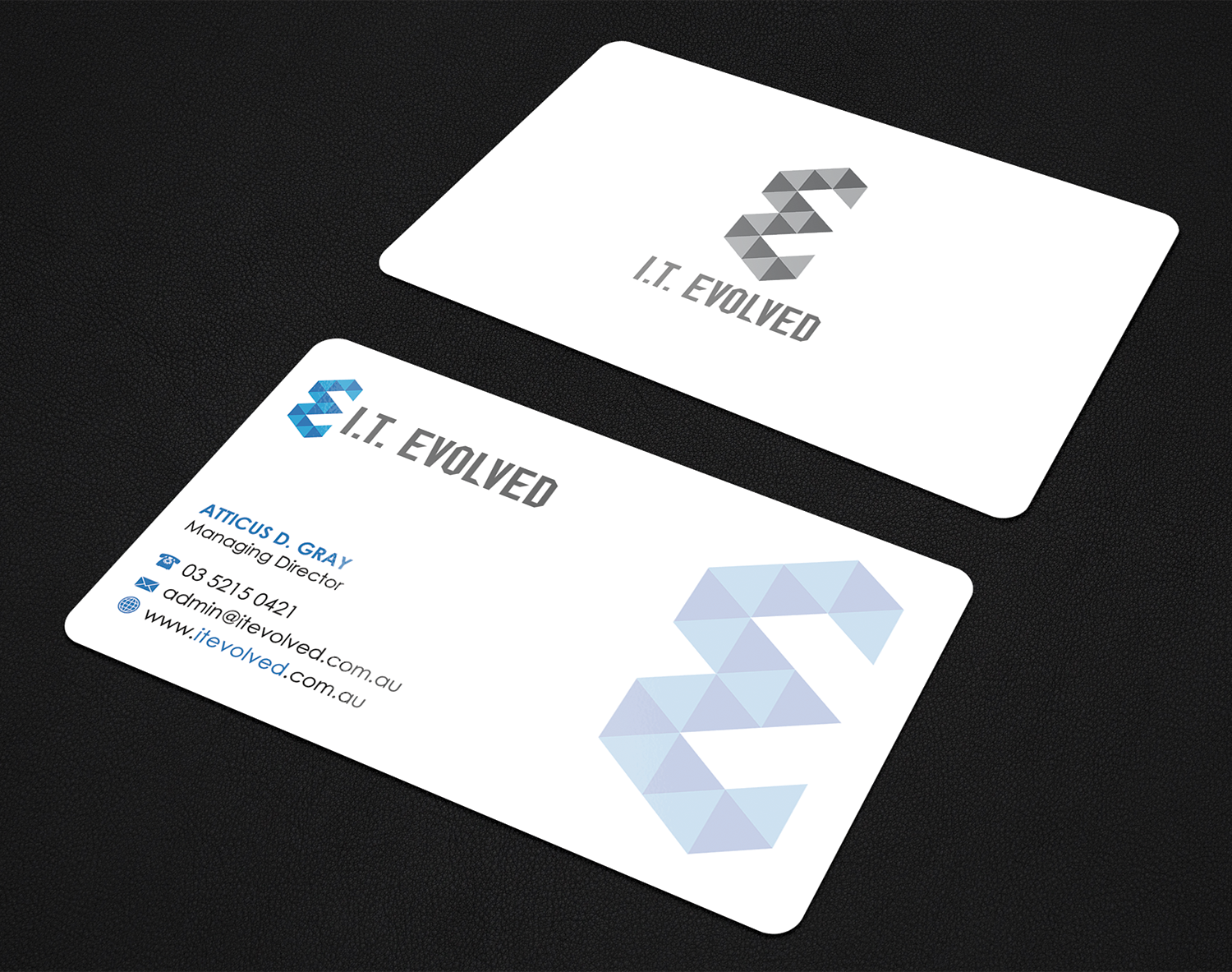 Business Card Design by premnice for I.T. Evolved | Design #10286469