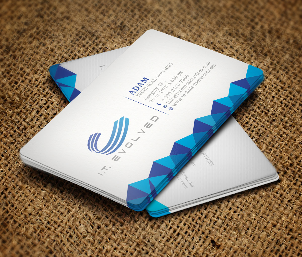 Business Card Design by Verified artistry (Design garden) for I.T. Evolved | Design #10210136