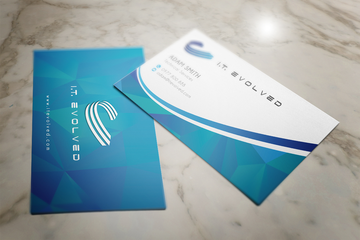 Business Card Design by Grafactory for I.T. Evolved | Design #10232818