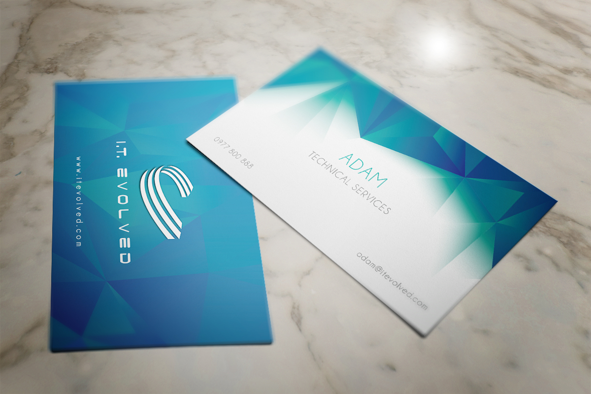 Business Card Design by Grafactory for I.T. Evolved | Design #10236429