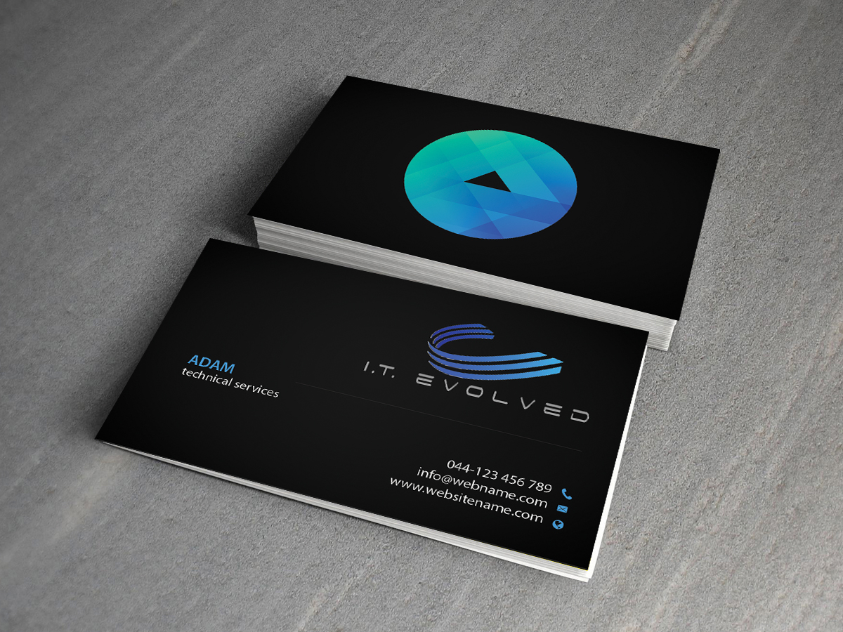 Business Card Design by Creations Box 2015 for I.T. Evolved | Design #10203707
