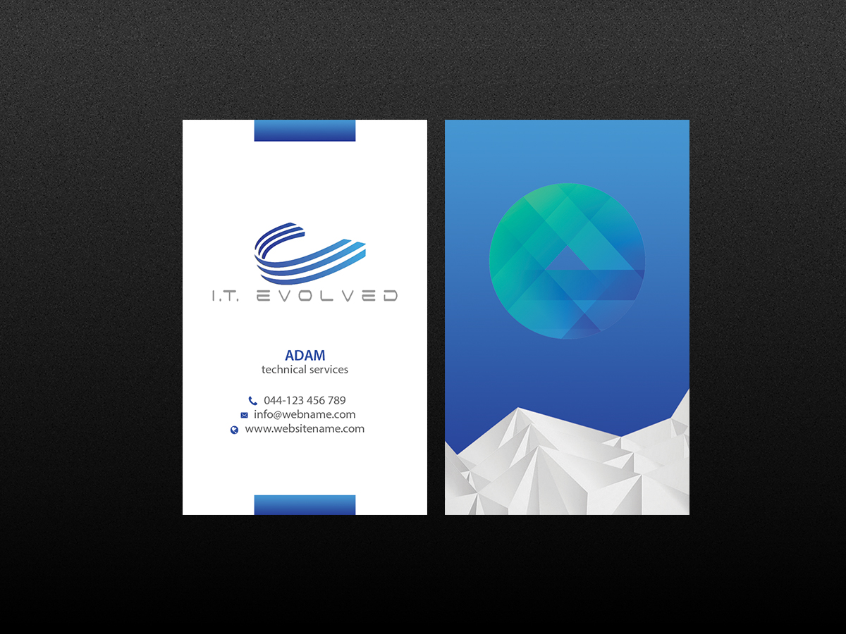 Business Card Design by Creations Box 2015 for I.T. Evolved | Design #10203709