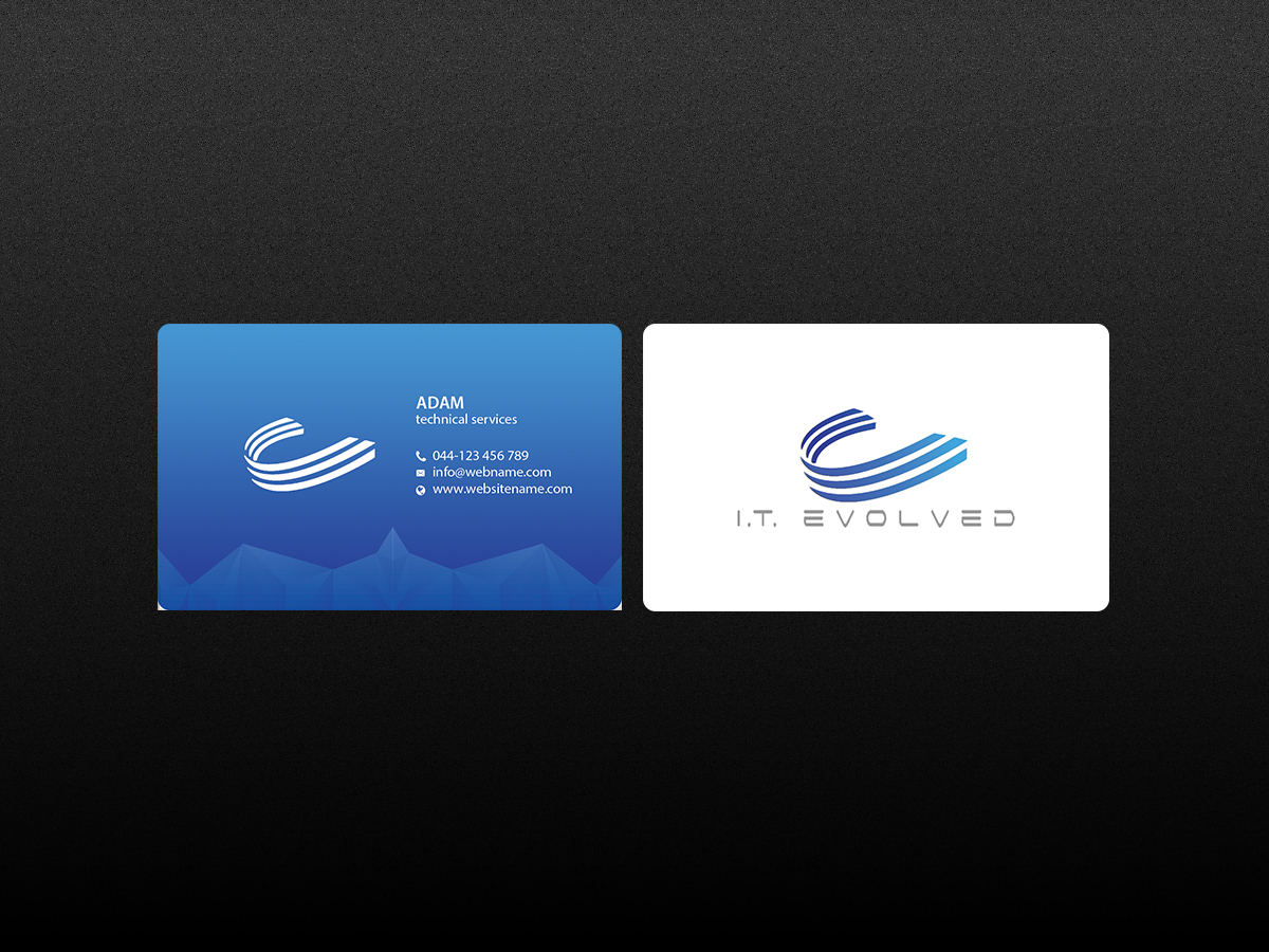 Business Card Design by Creations Box 2015 for I.T. Evolved | Design #10203710