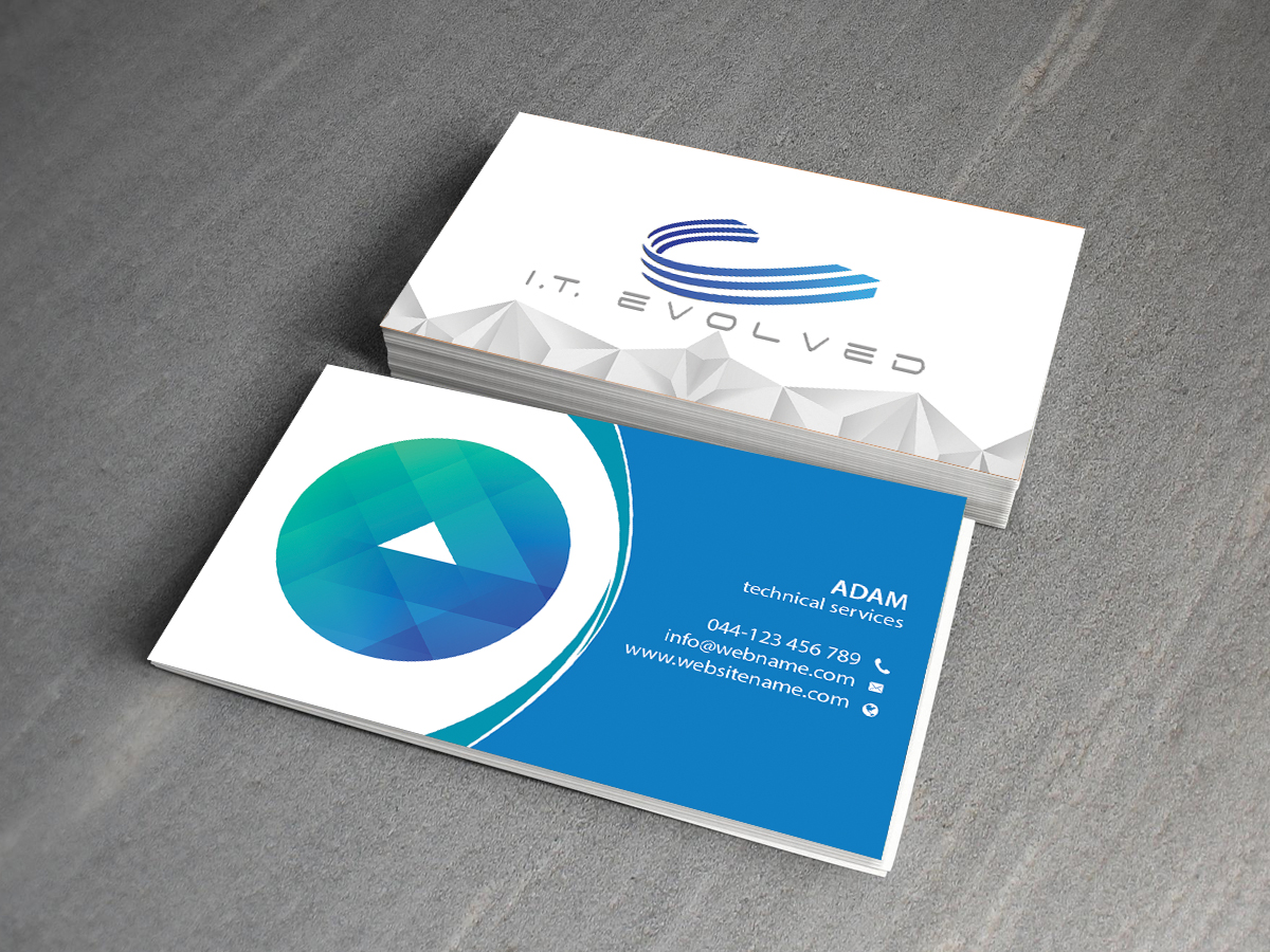 Business Card Design by Creations Box 2015 for I.T. Evolved | Design #10203711