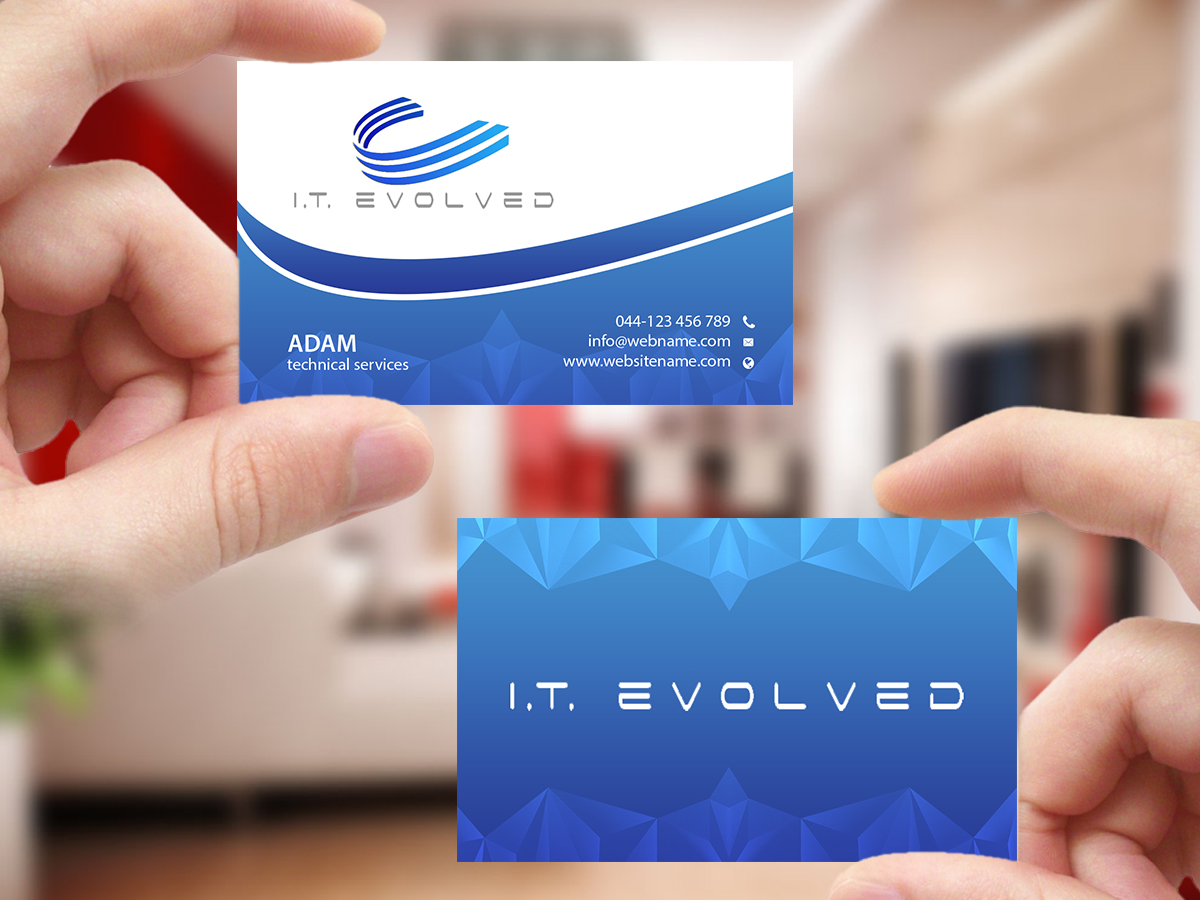Business Card Design by Creations Box 2015 for I.T. Evolved | Design #10203712