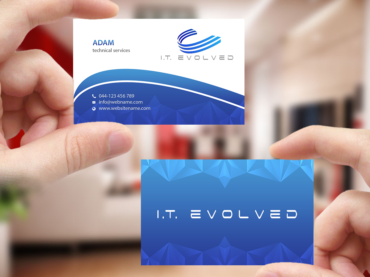 Business Card Design by Creations Box 2015 for I.T. Evolved | Design #10203713