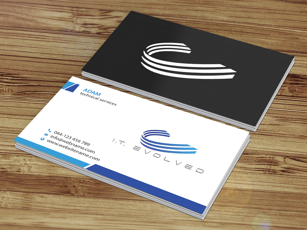 Business Card Design by Creations Box 2015 for I.T. Evolved | Design #10203715
