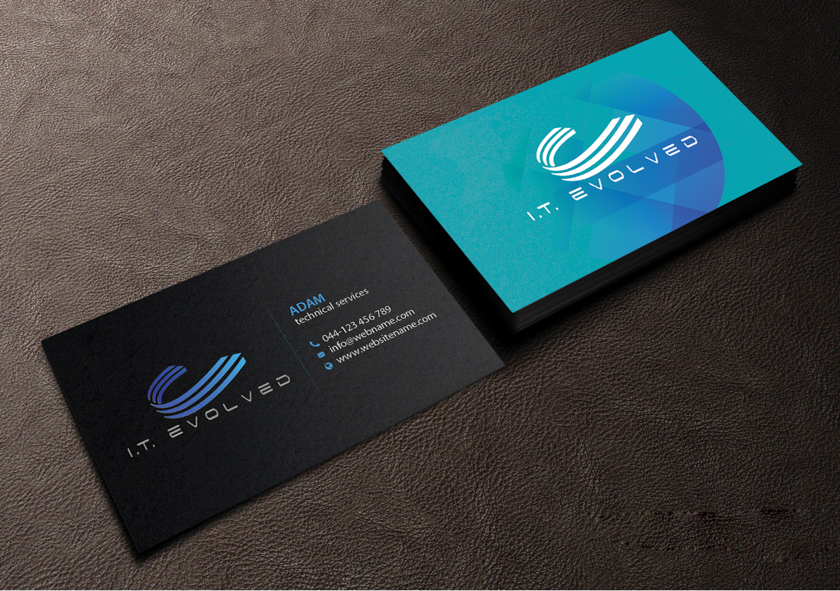 Business Card Design by Creations Box 2015 for I.T. Evolved | Design #10203716