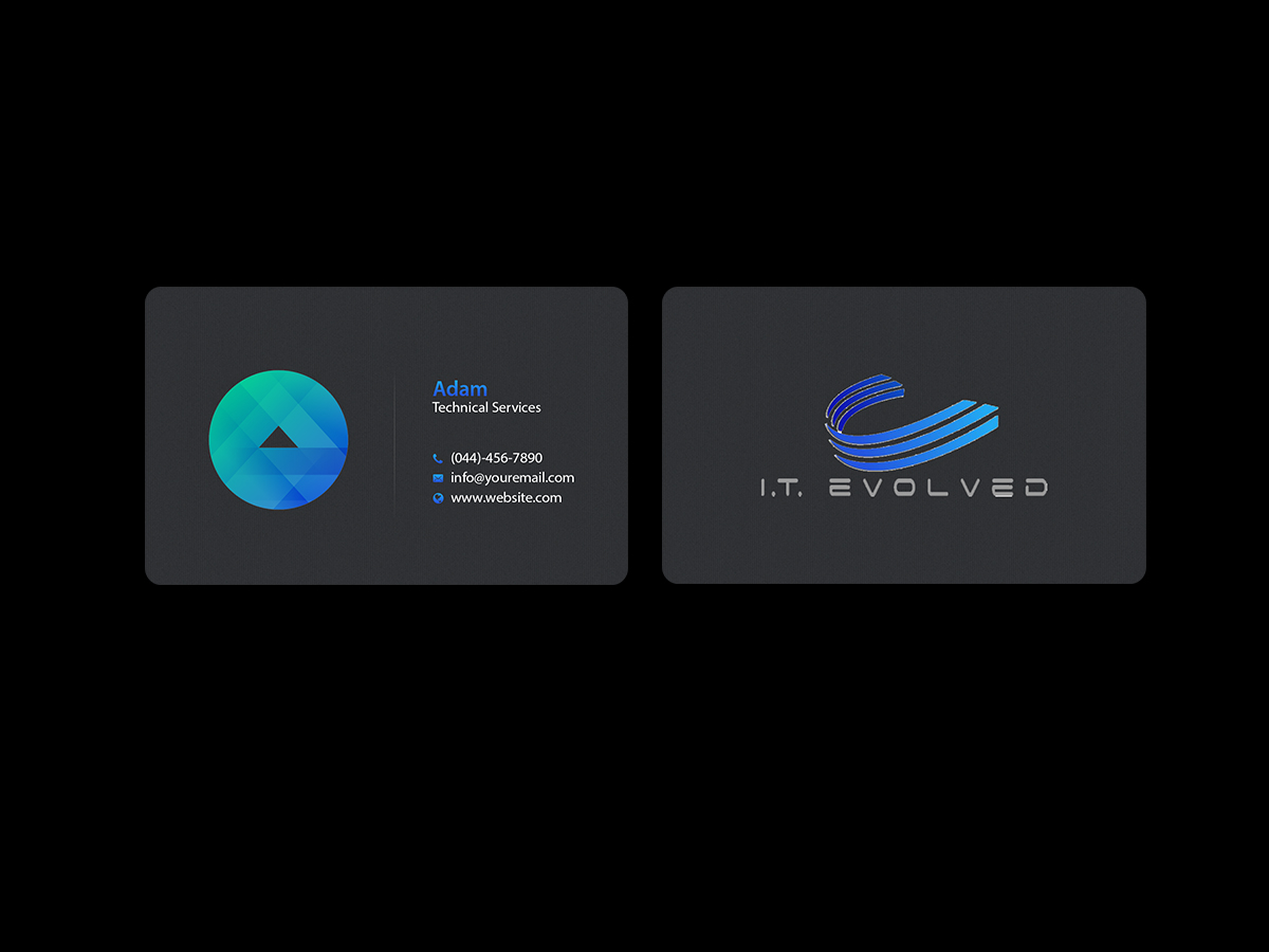Business Card Design by Creations Box 2015 for I.T. Evolved | Design #10203723