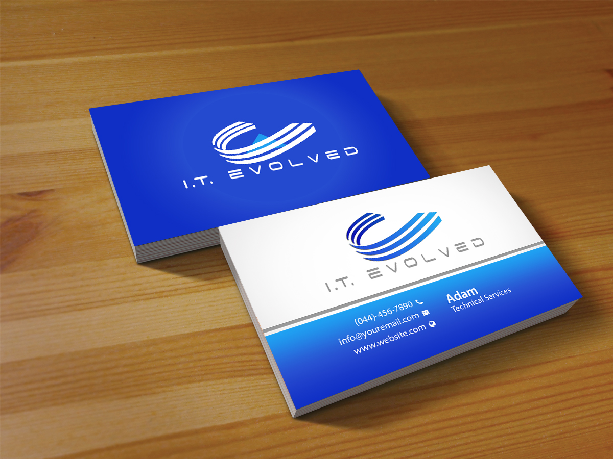 Business Card Design by Creations Box 2015 for I.T. Evolved | Design #10203731