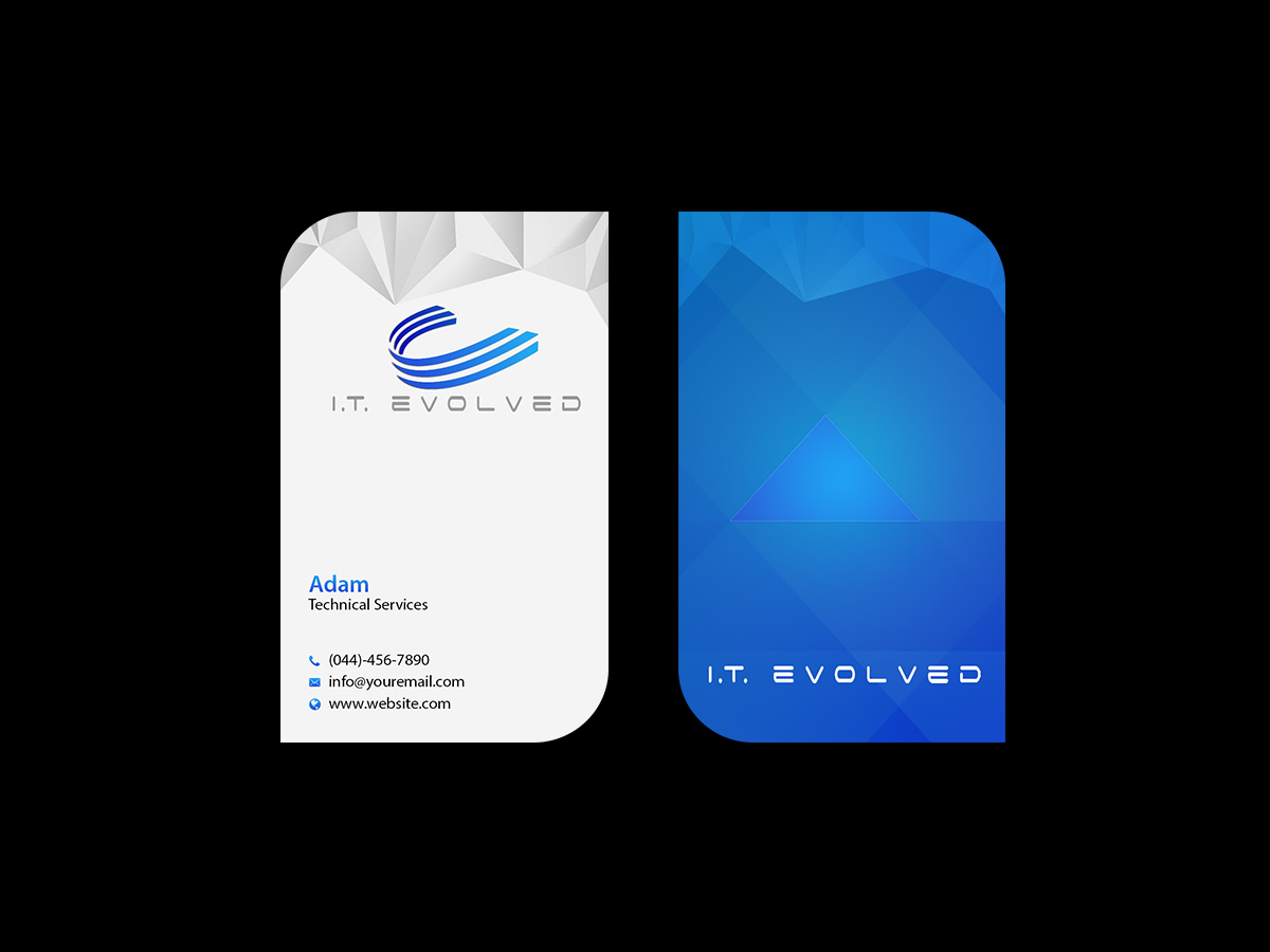 Business Card Design by Creations Box 2015 for I.T. Evolved | Design #10203733