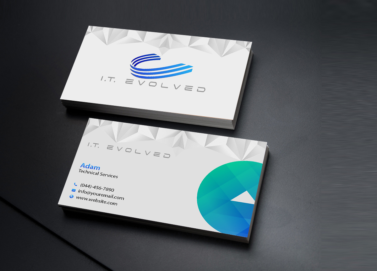 Business Card Design by Creations Box 2015 for I.T. Evolved | Design #10203762
