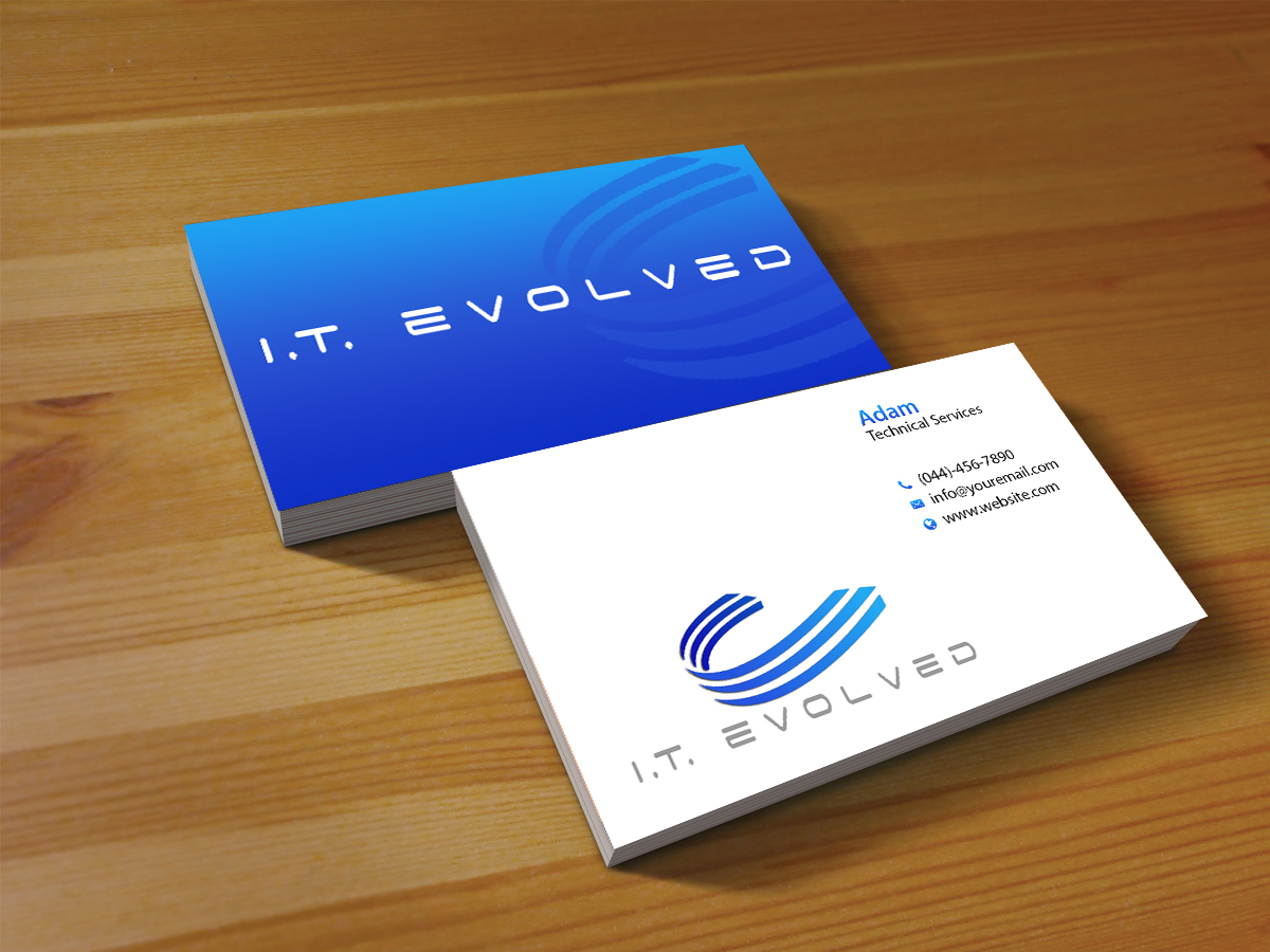 Business Card Design by Creations Box 2015 for I.T. Evolved | Design #10203763