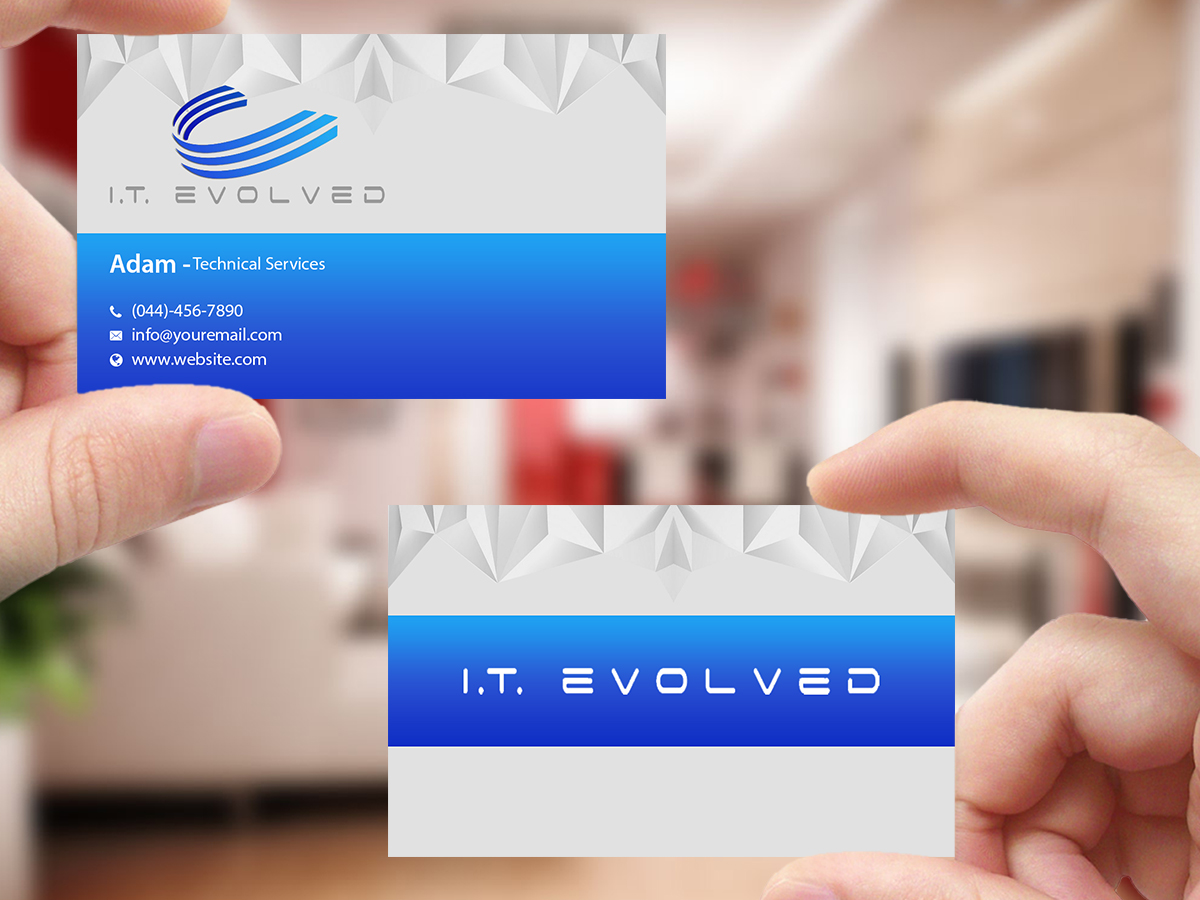 Business Card Design by Creations Box 2015 for I.T. Evolved | Design #10203764