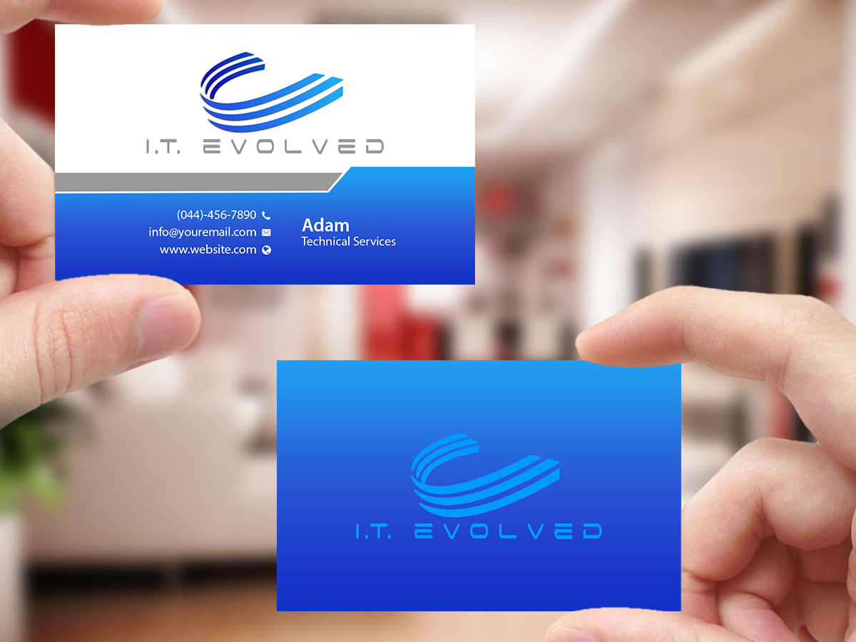 Business Card Design by Creations Box 2015 for I.T. Evolved | Design #10203768
